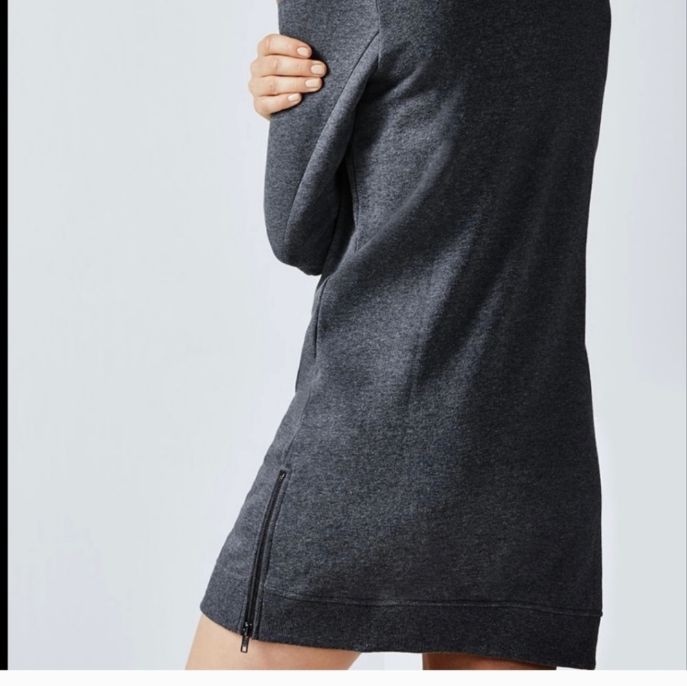 Fabletics Sweatshirt Dress grey color, size small - Picture 2 of 5